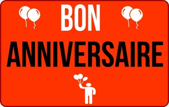 Bon anniversaire